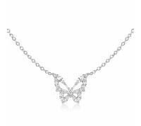 VBSJAH Collar de mariposa de alta gama, Collar para Mujer, Joya Elegante, Regalo para Aniversario, Navidad
