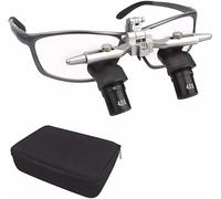 VBVARV Lupa óPtica Ultraligera 48° Lupas Abatibles, Distancia Trabajo Ajustable: 350-450mm, Lupas Binoculares ErgonóMicas para Uso MéDico Dental,6.0X