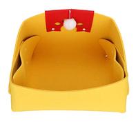 VBXCMLDPO Felt Pet Cat Sleeping Bed Cave, Cat Bed for Indoor Cats, Four Seasons Soft Felt Hideout with Quick Rebound Shape Retention, Easy Installation Design, Wear Resistant and Durable for