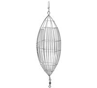 VBXCMLDPO Jaula de Cebo para Pesca de Acero Inoxidable, Soporte alimentador para señuelos de Pesca, Trampa de dispersión Uniforme de Cebo para Carpa, camarón y Cangrejo, Cesta de Cebo (SG)