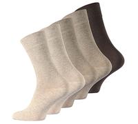 VCA - Pack de 10 pares de calcetines para hombre, color marrón diferente., marrón/beige, 39-42
