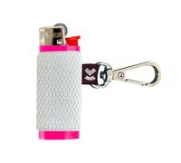 VCase Soporte para bálsamo labial con llavero, soporte para lápiz labial, llavero para brillo de labios, nunca pierdas tu bálsamo labial, brillo de labios o lápiz labial con bonito soporte elástico