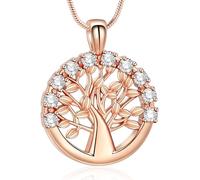 VCCWYQK Árbol de la vida urna colgante de acero inoxidable joyas de luto recuerdo para mujeres, madres y esposas para guardar cenizas, Acero inoxidable, No es una piedra preciosa