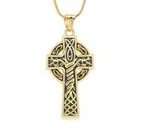 VCCWYQK Collar celta de urna para cenizas para hombre, acero inoxidable, colgante conmemorativo, regalos para soporte de cenizas, talla única, Acero inoxidable, No es una piedra preciosa