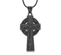 VCCWYQK Collar celta de urna para cenizas para hombre, acero inoxidable, colgante conmemorativo, regalos para soporte de cenizas, talla única, Acero inoxidable, No es una piedra preciosa