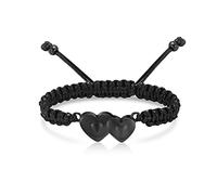 VCCWYQK Pulsera de urna de doble corazón para cenizas para mujer, acero inoxidable, joya conmemorativa para humanos Pet of Loved Ones Keepsake regalo, Acero inoxidable, Sin gemas