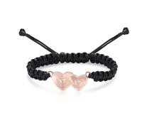 VCCWYQK Pulsera de urna de doble corazón para cenizas para mujer, acero inoxidable, joya conmemorativa para humanos Pet of Loved Ones Keepsake regalo, Acero inoxidable, Sin gemas