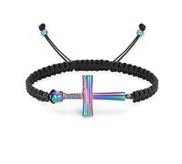 VCCWYQK Pulsera de urna para hombre y mujer, ajustable, con diseño de raqueta de béisbol, joyería conmemorativa para difuntos, Acero inoxidable, Sin gemas