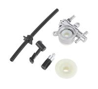VCDXZCO 1 Juego de filtro de bomba de aceite de motosierra, tubo de manguera, Kit de tornillo sin fin apto for motosierra china 25CC 2500, repuestos, herramientas de jardín