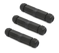 VCE 3 Unidades Conector RJ45 Impermeable Acoplador RJ45 CAT6 Hembra a Hembra Blindado Compatible con Cable LAN Ethernet CAT5E CAT5