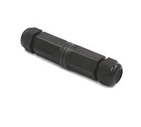 VCE Conector RJ45 Impermeable Acoplador RJ45 CAT6 Hembra a Hembra Blindado Compatible con cable LAN Ethernet CAT5E CAT5 1 Unidad