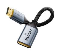 VCELINK Cable de extensión HDMI de 0,3 m, Cable de extensión HDMI 2.1 macho a hembra 8K@60Hz y 4K@120Hz, Adaptador de extensión de alta velocidad para Fire Tv Stick, 1 unidad