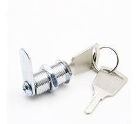 VCHEL Mini cerradura de leva con 2 llaves, diámetro de 12 mm, aleación de zinc, fácil de instalar para armarios, cajones, muebles, accesorios, longitud de 20 mm