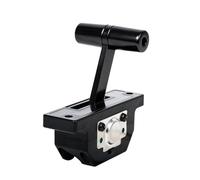 VChics Joystick marino, T-BAR Video Push Rod 101 Joystick de un solo eje, Hall Industrial Modelo Aviones Drone Pull(Black 5V output 0-5V)
