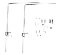 VCHICS Luces LED de arrecife, Soporte de montaje tanque ajustable for acuario LED Universal soporte luz for peces lámpara Kit colgante accesorios(JX-45)