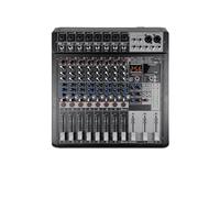 VCHICS Mezclador de Audio, Controlador De DJ De 8 Canales con Efecto De Reverberación 256 DSP BT 5,0 Mezclador USB For Puesta En Escena Profesional para Guitarras, Bajos y teclados