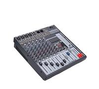 VCHICS Mezclador de Audio, Mezclador de 8 Canales, Controlador de DJ, Placa de Sonido con 24 Efectos DSP, Entrada Auxiliar USB XLR Jack para Guitarras, Bajos y teclados