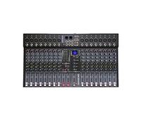 VCHICS Mezclador de Audio, Mezclador Profesional de 16 Canales de Salida única BT con Efecto de reverberación Que se Puede Utilizar for actuaciones de Canto para Guitarras, Bajos y teclados