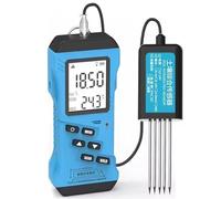 VCHICS Probador rápido de Suelo 7 en 1, medidor de nitrógeno, fósforo, potasio NPK, pH, Humedad, conductividad de nutrientes, medidor EC para jardinería y Agricultura