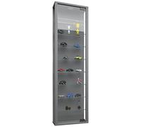 VCM 911776 Vitrina Stano máximo sin iluminación Madera 115 x 115 x 33 cm, Plata