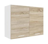 VCM Armario de Cocina Ancho 80 cm Puerta de Madera Armario de Pared Cocina Muebles de Cocina Esilo Armario de Cocina Ancho 80 cm Puerta de Madera Armario de Pared Cocina Muebles de Cocina Esilo