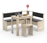 VCM Banco de Esquina Juego de Comedor Banco Mesa Taburetes Esal Mini Banco de Esquina Juego de Comedor Banco Mesa Taburetes Esal Mini