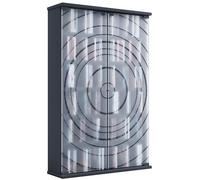 VCM Estantería de Madera para CD DVD Estantería Armario Puerta de Cristal Tilano L Estantería de Madera para CD DVD Estantería Armario Puerta de Cristal Tilano L