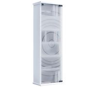 VCM Estantería de Madera para CD DVD Estantería Armario Puerta de Cristal Tilano M Estantería de Madera para CD DVD Estantería Armario Puerta de Cristal Tilano M