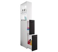 VCM Mueble de baño Armario nicho Separador de ambientes Armario de baño Armario Alto Cajón Sadilo XL Mueble de baño Armario nicho Separador de ambientes Armario de baño Armario Alto Cajón Sadilo XL