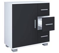 VCM Mueble de baño de Madera Armario Midi Estantería de baño Armario de baño Cajón de baño Zalo XL Mueble de baño de Madera Armario Midi Estantería de baño Armario de baño Cajón de baño Zalo XL