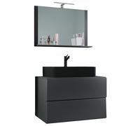 VCM Mueble Lavabo 3 Piezas Conjunto Mueble baño Lavabo Lendas BL Ancho 80 cm M cajón Mueble Lavabo 3 Piezas Conjunto Mueble baño Lavabo Lendas BL Ancho 80 cm M cajón