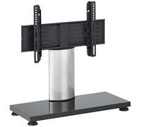 VCM "onuti Mini TV-Stand, Metal, Plata/Blanco Barniz