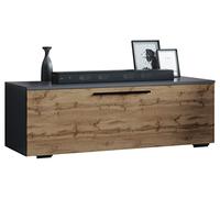 VCM Tablero bajo de TV de Madera Mueble Mueble TV Mesa Consola Mesa TV Arila M Antracita/Roble Miel