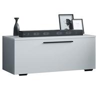 VCM Tablero bajo de TV de Madera Mueble Mueble TV Mesa Consola Mesa TV Arila S Blanco