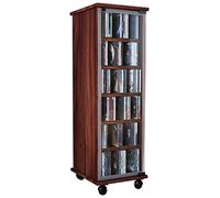 VCM Valenza - Torre para CD/DVD, para 300 CDs, Color Vetas de Nogal