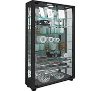 VCM Vitrina de Cristal de Madera Vitrina de Cristal Coleccionable Vitrina de pie Lumo Mini Espejo Vitrina de Cristal de Madera Vitrina de Cristal Coleccionable Vitrina de pie Lumo Mini Espejo