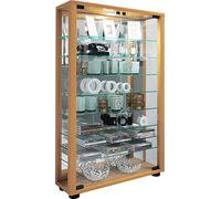 VCM Vitrina de Cristal de Madera Vitrina de Cristal Coleccionable Vitrina de pie Lumo Mini Espejo Vitrina de Cristal de Madera Vitrina de Cristal Coleccionable Vitrina de pie Lumo Mini Espejo