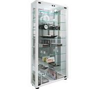 VCM Vitrina de Madera Vitrina de Cristal Coleccionable Vitrina de pie Espejo Lumo Maxi Vitrina de Madera Vitrina de Cristal Coleccionable Vitrina de pie Espejo Lumo Maxi