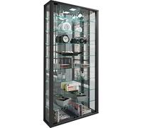 VCM Vitrina Mural Vitrina Colgante Vitrina de Cristal Vitrosa Maxi Espejo Negro