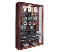 VCM "Vitrosa Mini núcleo de Pared gabinete sin iluminación LED, Nogal