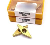 VCMT160404 VCMT160408 Herramientas De Torneado Interno Inserto Carburo Herramienta Torno VCMT 160404 160408 Herramienta de Torno(VCMT160408 US735)
