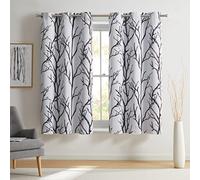 VCNY Home Kingdom Collection - Cortinas Opacas, Panel de Cortina Inspirado en la Naturaleza, decoración del hogar con Ojales en la Parte Superior, Marfil, 40 x 63 Pulgadas