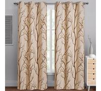 VCNY KNM-PNL-4284-I2-I1 Colección Kingdom, Poliéster, Marfil/Negro, W 40" x L 84" (1 Panels)