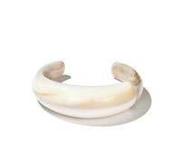 VCODWCSJO Pulsera de resina bohemia vintage para mujer, joyería de moda, acrílico, amplia y abierta, geométrica, Resina, Resina.