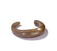 VCODWCSJO Pulsera de resina bohemia vintage para mujer, joyería de moda, acrílico, amplia y abierta, geométrica, Resina, Resina.