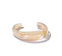 VCODWCSJO Pulsera de resina bohemia vintage para mujer, joyería de moda, acrílico, amplia y abierta, geométrica, Resina, Resina.