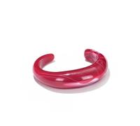 VCODWCSJO Pulsera de resina bohemia vintage para mujer, joyería de moda, acrílico, amplia y abierta, geométrica, Resina, Resina.