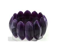 VCODWCSJO Pulseras geométricas elásticas de acrílico ámbar vintage para mujer, pulsera elástica de resina grande, Resina, Resina.