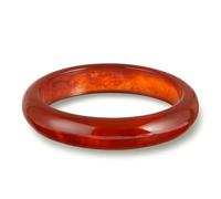 VCODWCSJO Pulseras redondas gruesas de resina acrílica irregulares de café marrón vintage para mujer, pulseras góticas geométricas para parejas, Resina, Resina.