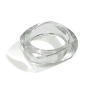 VCODWCSJO Pulseras vintage punk beige café grueso resina acrílica mancha pulseras geométricas irregulares para mujeres y hombres, Resina, Resina.